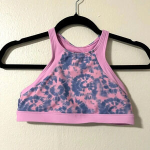 Athleta Girl bikini top sports bra athletic gymnastics dance athlesuire size L12